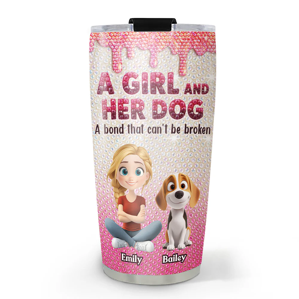 Pawfect Companions - Personalized Custom 3D Effect Tumbler