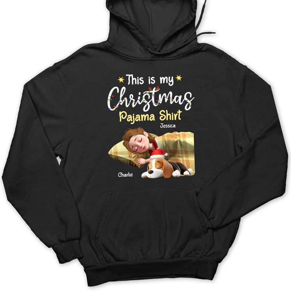 Pawjama Shirt Cartoon Christmas Ver 3 - Personalized Custom Hoodie