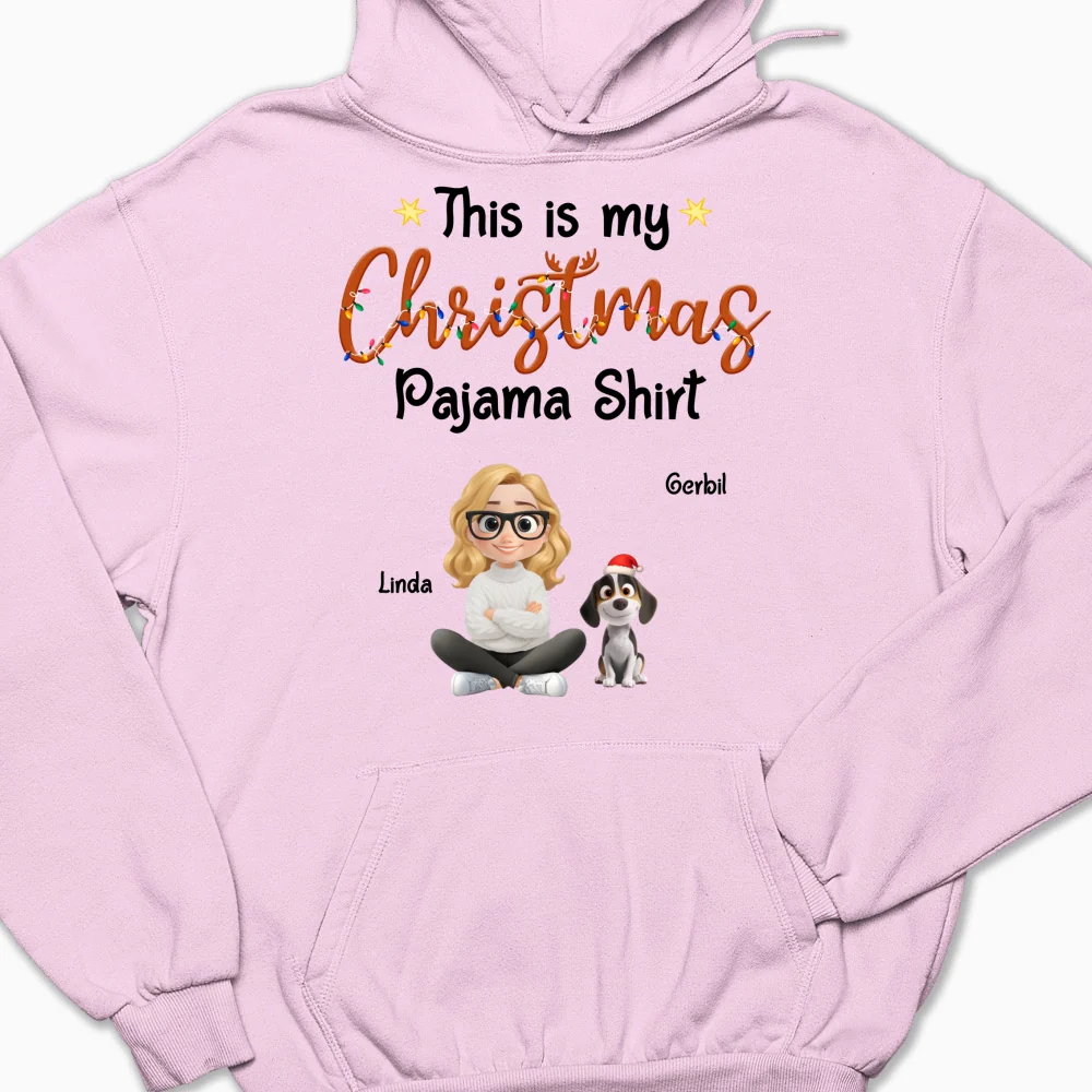 Pawjama Shirt Cartoon Christmas Ver Bright - Personalized Custom Hoodie - Image 8