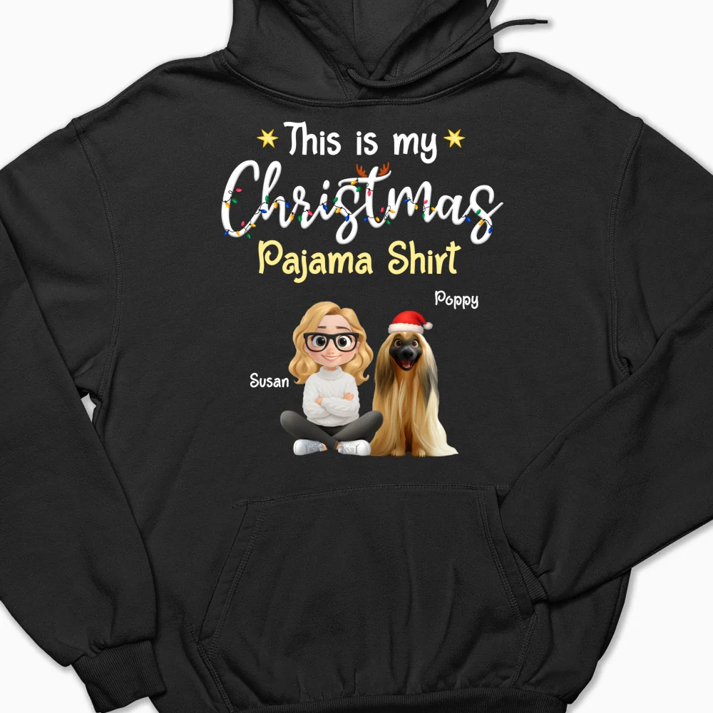 Pawjama Shirt Cartoon Christmas Ver Pet - Personalized Custom Hoodie - Image 7