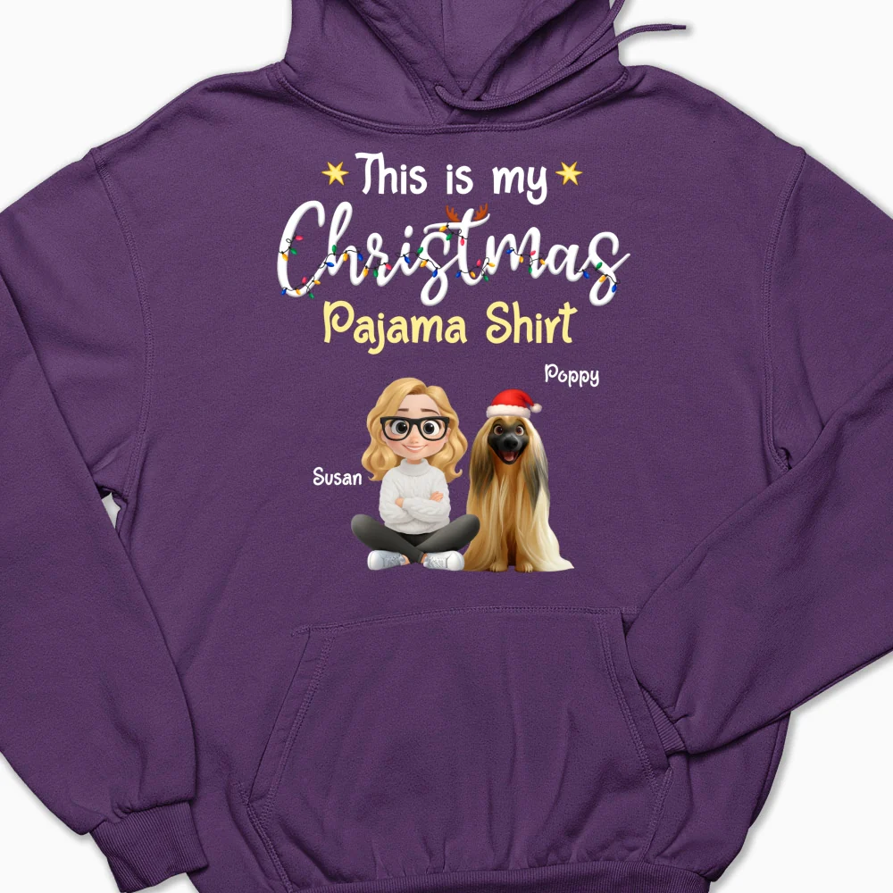 Pawjama Shirt Cartoon Christmas Ver Pet - Personalized Custom Hoodie - Image 9
