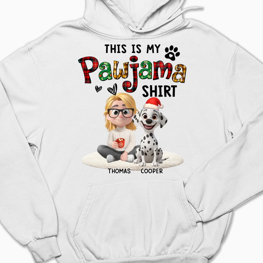 Pawjama Shirt Funny Cartoon Ver Pet - Personalized Custom Hoodie - Image 5