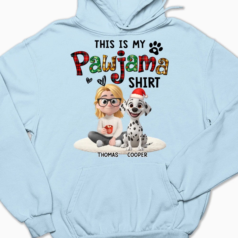 Pawjama Shirt Funny Cartoon Ver Pet - Personalized Custom Hoodie - Image 7