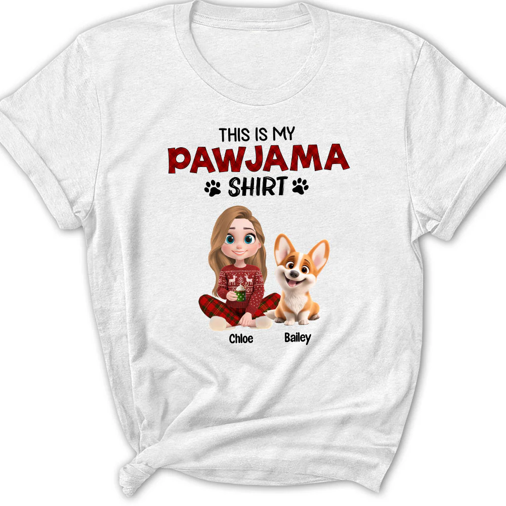 Pawjama Shirt New Style Cartoon - Personalized Custom Women's T-Shirt