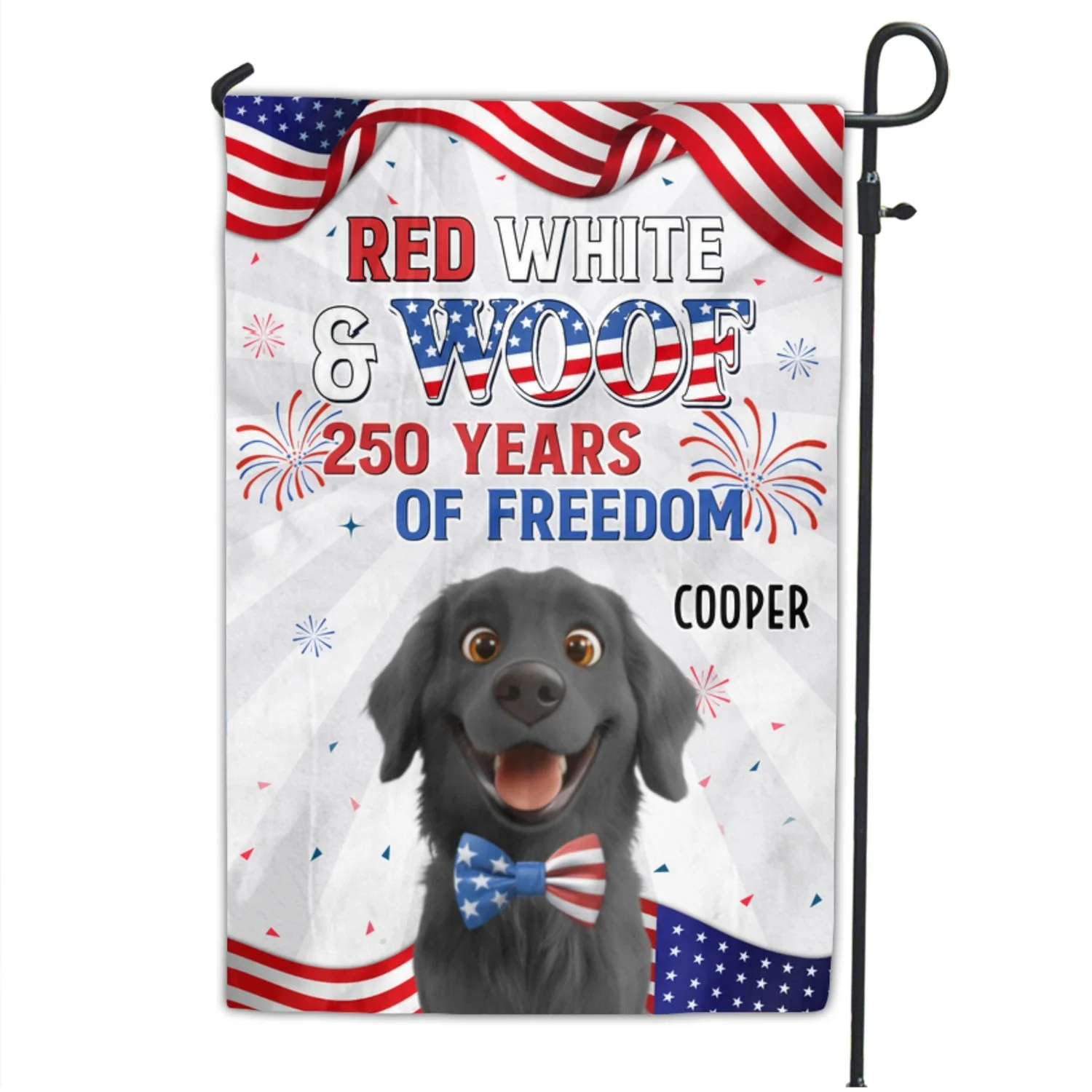 Paws For 250Th Freedom - Personalized Custom Flag - Image 8