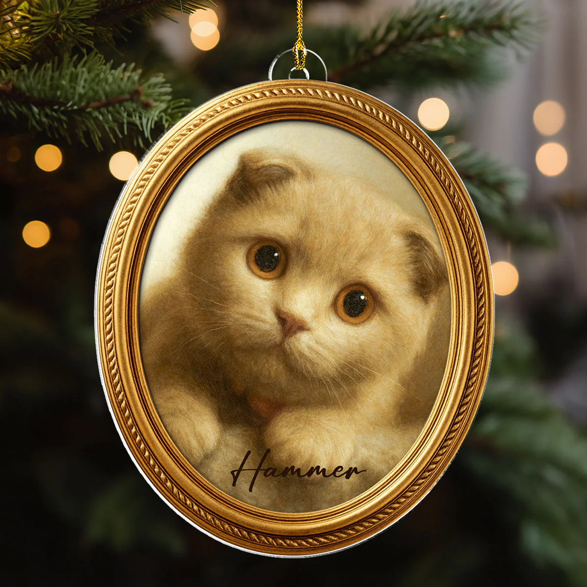 Paws In Heaven - Personalized Custom Acrylic Ornament - Image 4