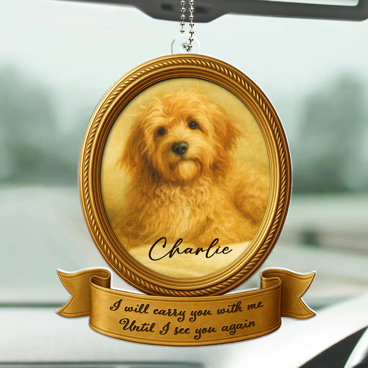Paws In Heaven - Personalized Custom Car Ornament