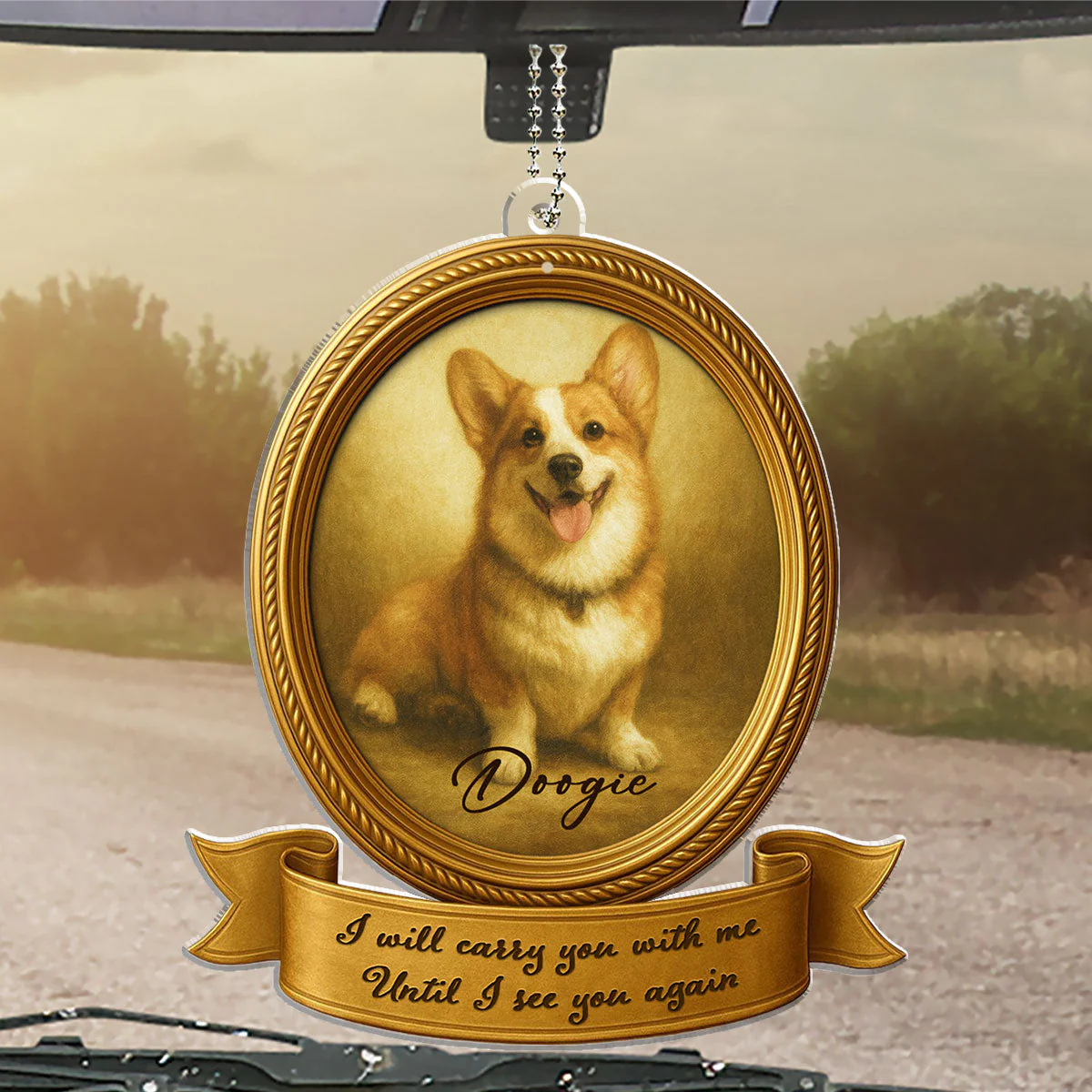 Paws In Heaven - Personalized Custom Car Ornament - Image 4