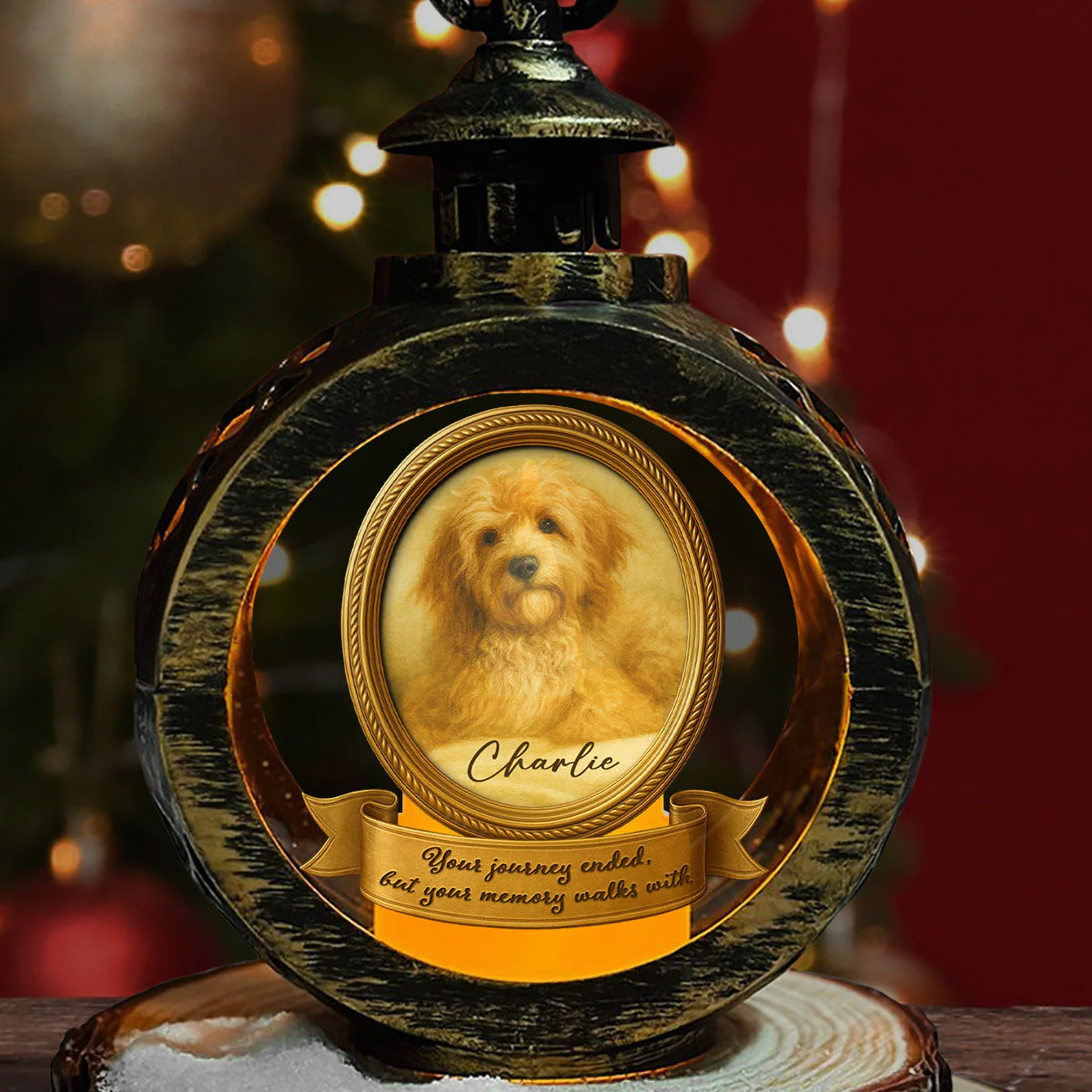 Paws In Heaven - Personalized Custom Christmas Lantern