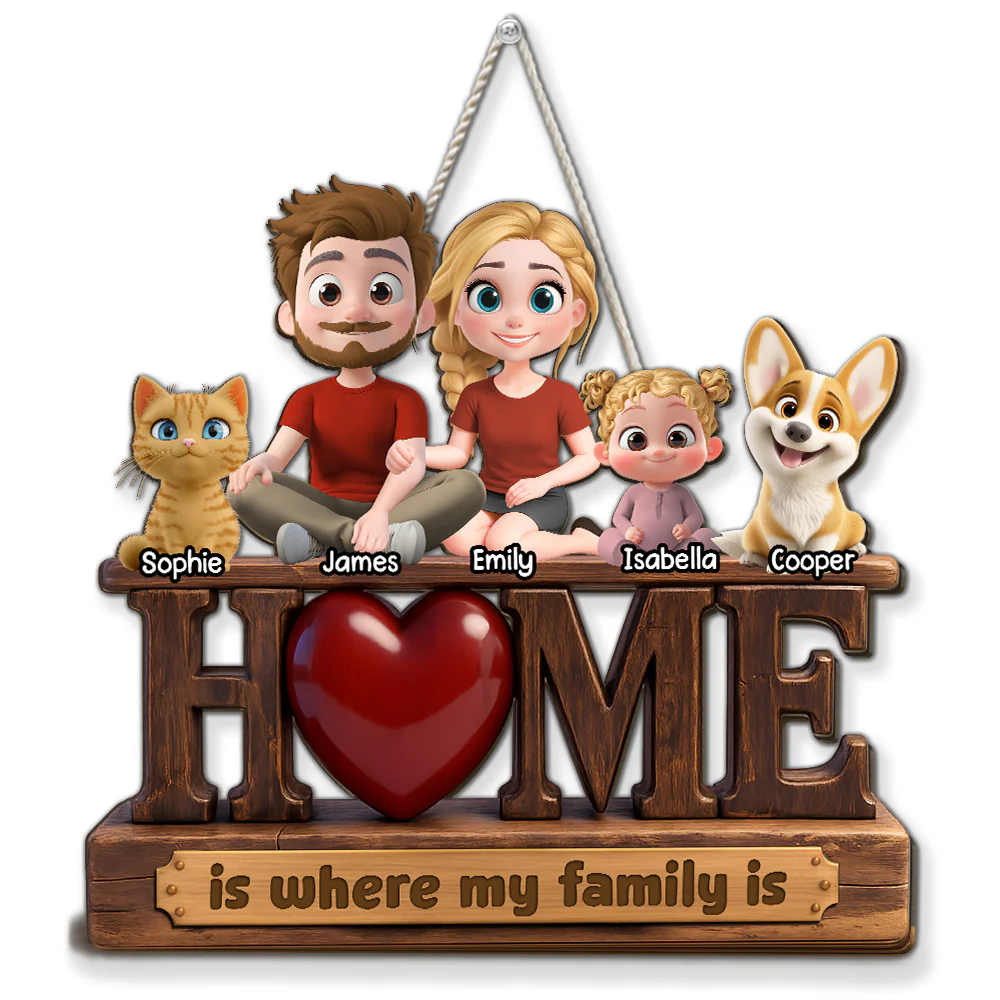 Paws Make It Home - Personalized Custom Wood Sign