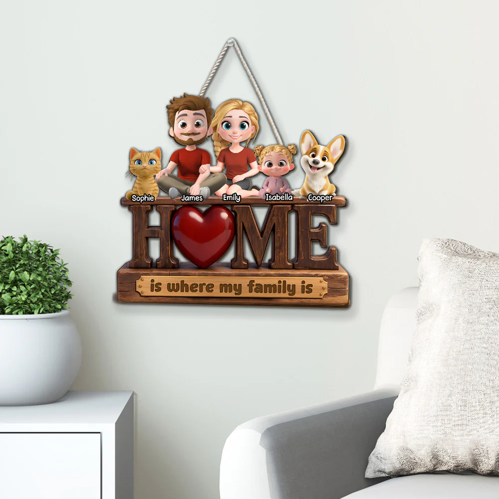 Paws Make It Home - Personalized Custom Wood Sign - Image 3