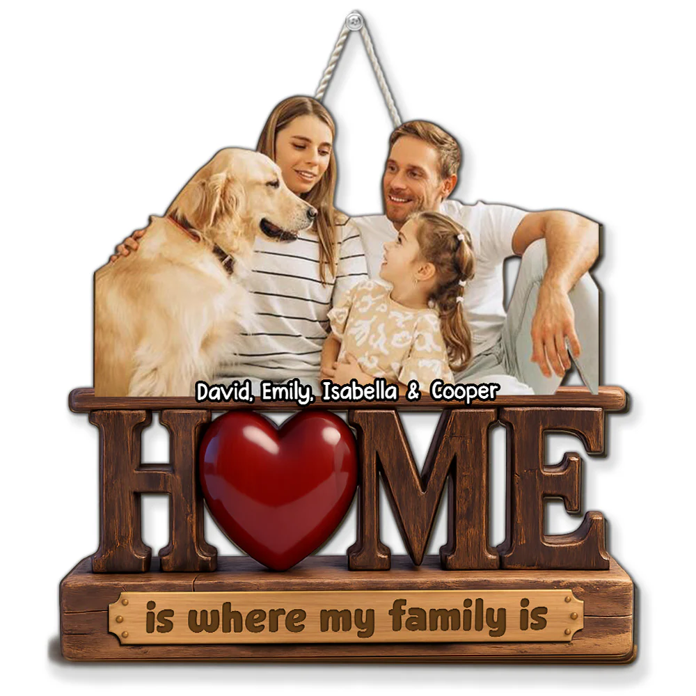 Paws Make It Home Photo - Personalized Custom Wood Sign