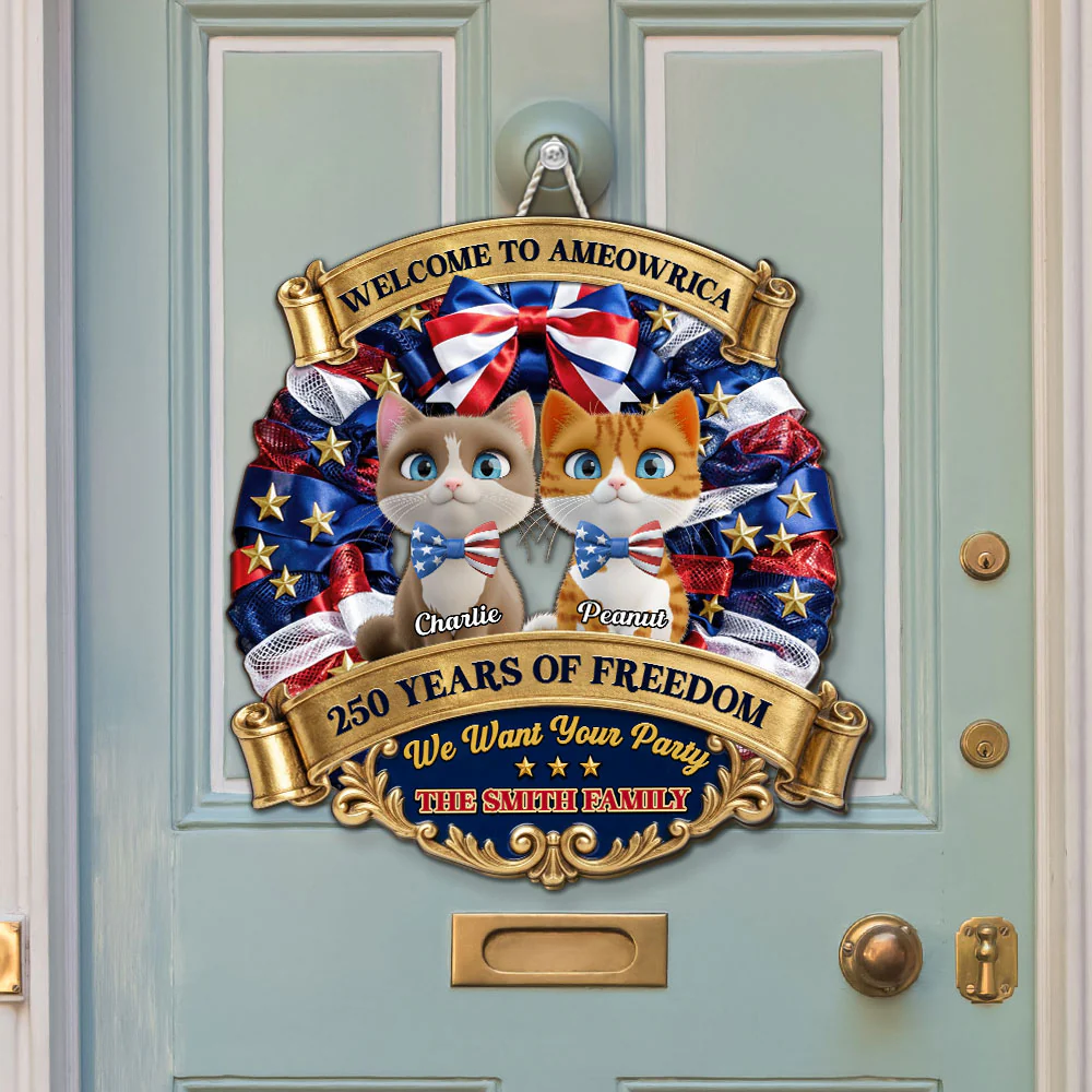 Paws Of Freedom 250 - Personalized Custom Wood Sign - Image 3