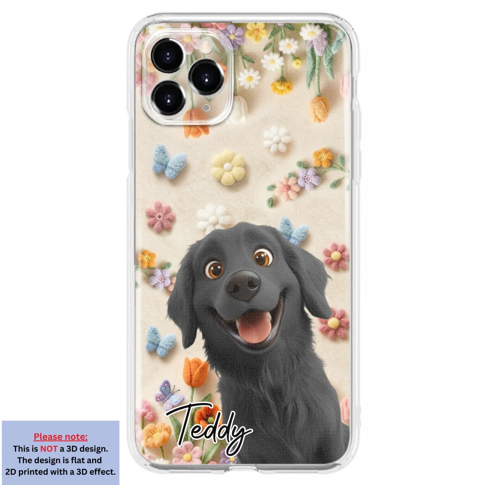 Paws Off Mommy Phone - Personalized Custom 3D Effect Phone Case - Image 10