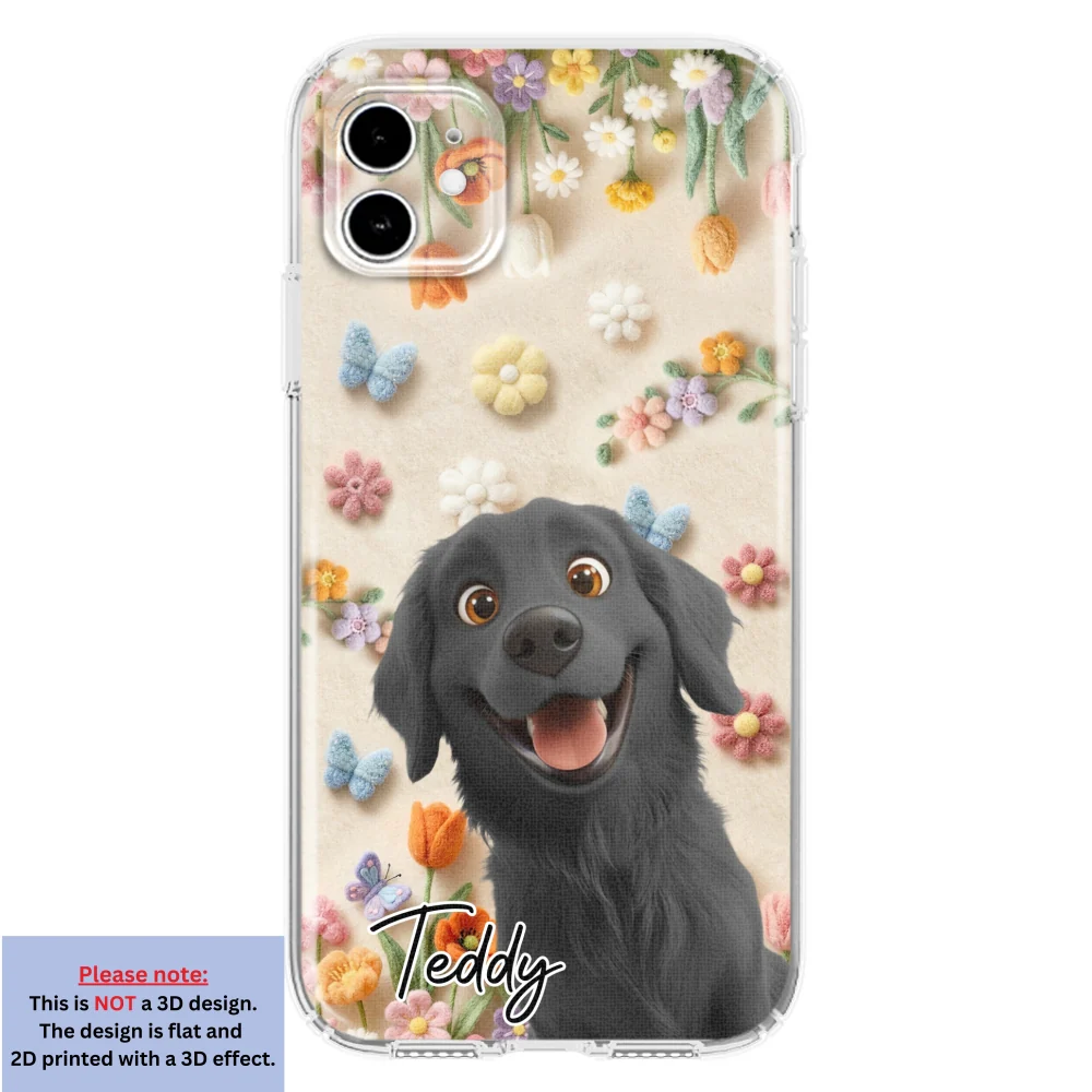 Paws Off Mommy Phone - Personalized Custom 3D Effect Phone Case - Image 11