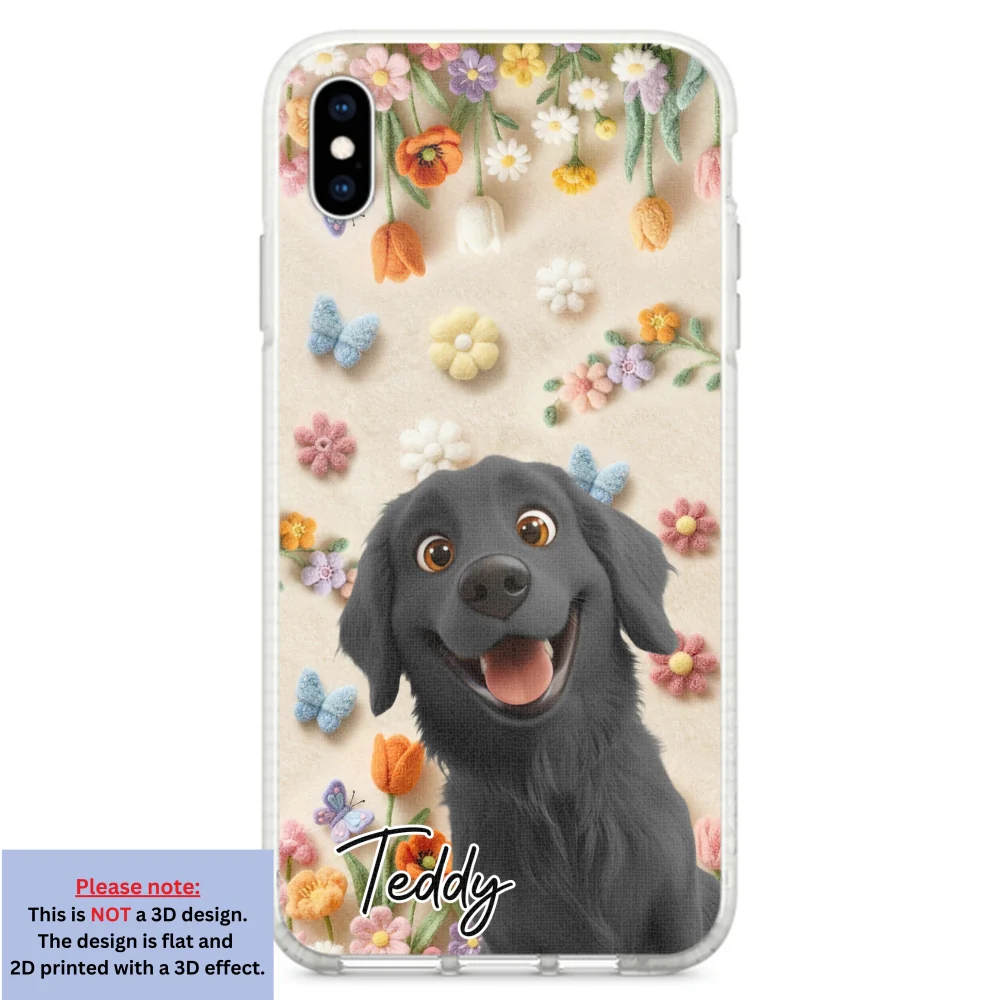 Paws Off Mommy Phone - Personalized Custom 3D Effect Phone Case - Image 24