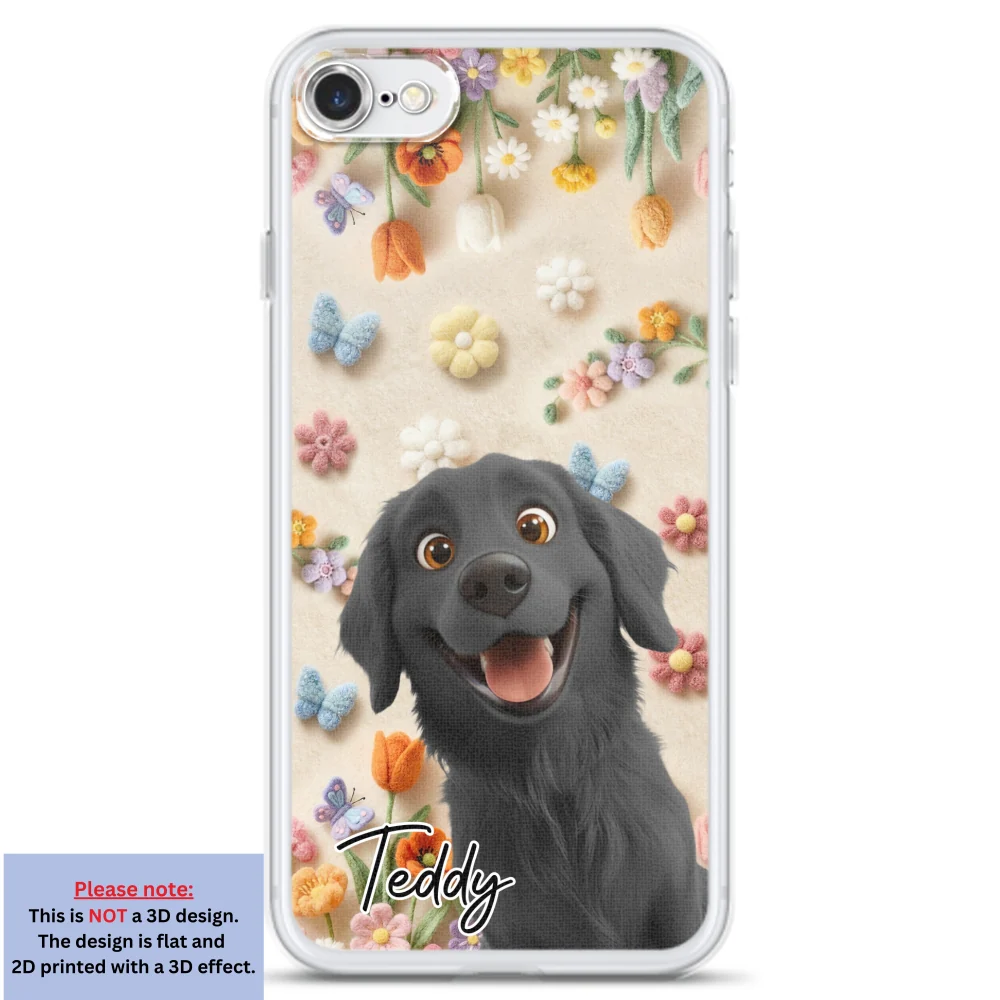 Paws Off Mommy Phone - Personalized Custom 3D Effect Phone Case - Image 6