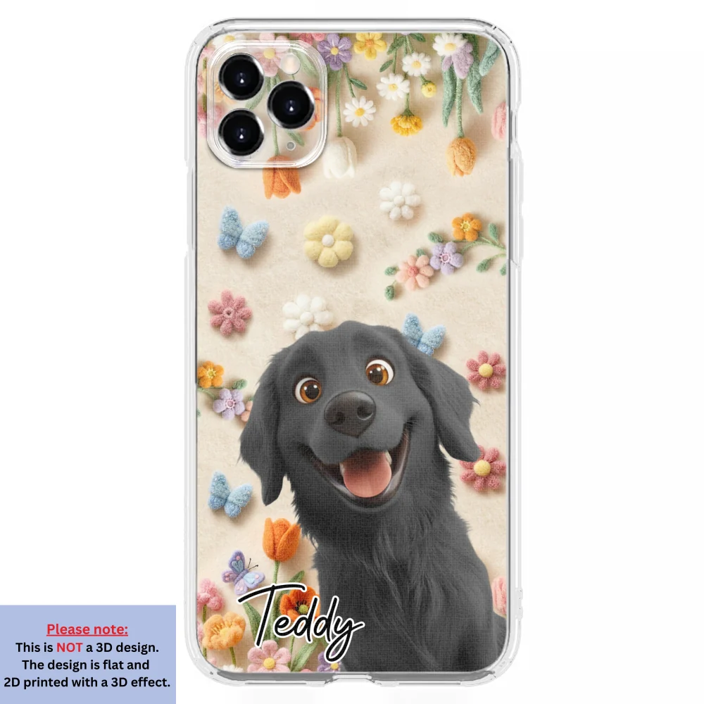 Paws Off Mommy Phone - Personalized Custom 3D Effect Phone Case - Image 9