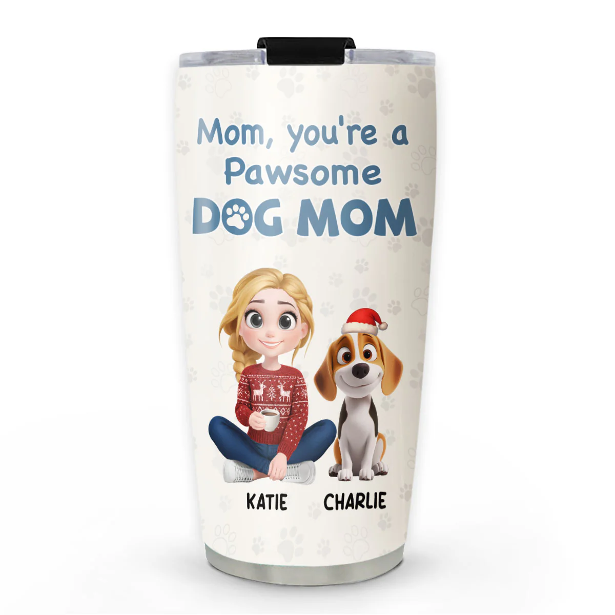 Pawsome Dog Parents - Personalized Custom Tumbler