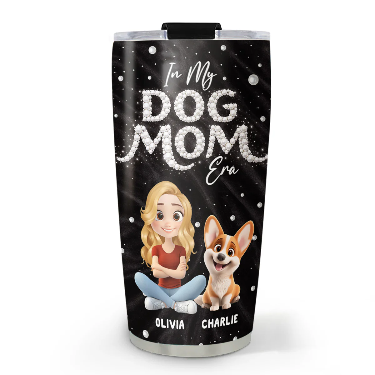 Pearl On You - Personalized Custom 3D Effect Tumbler