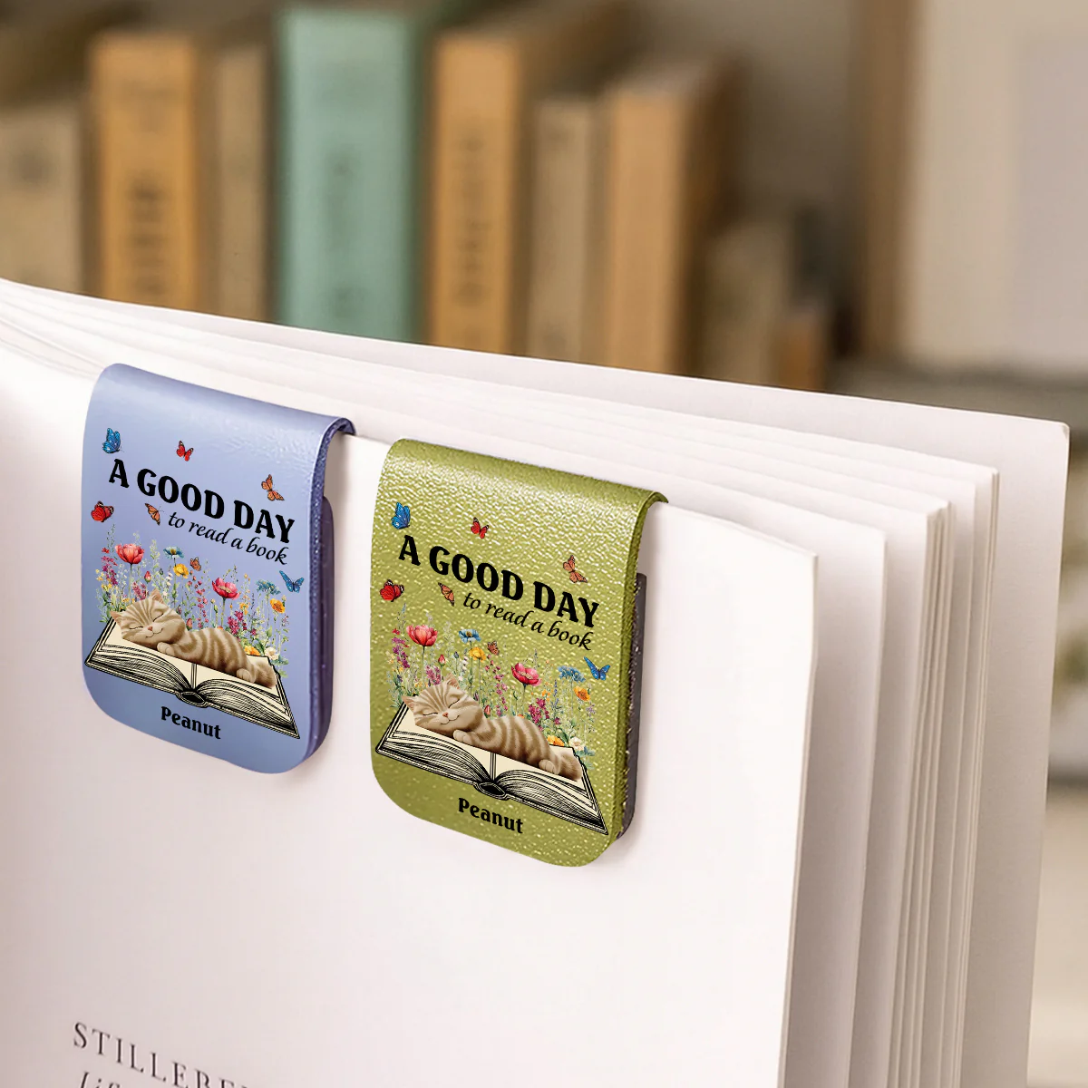 Perfect Day Today - Personalized Custom Leather Bookmark - Image 3