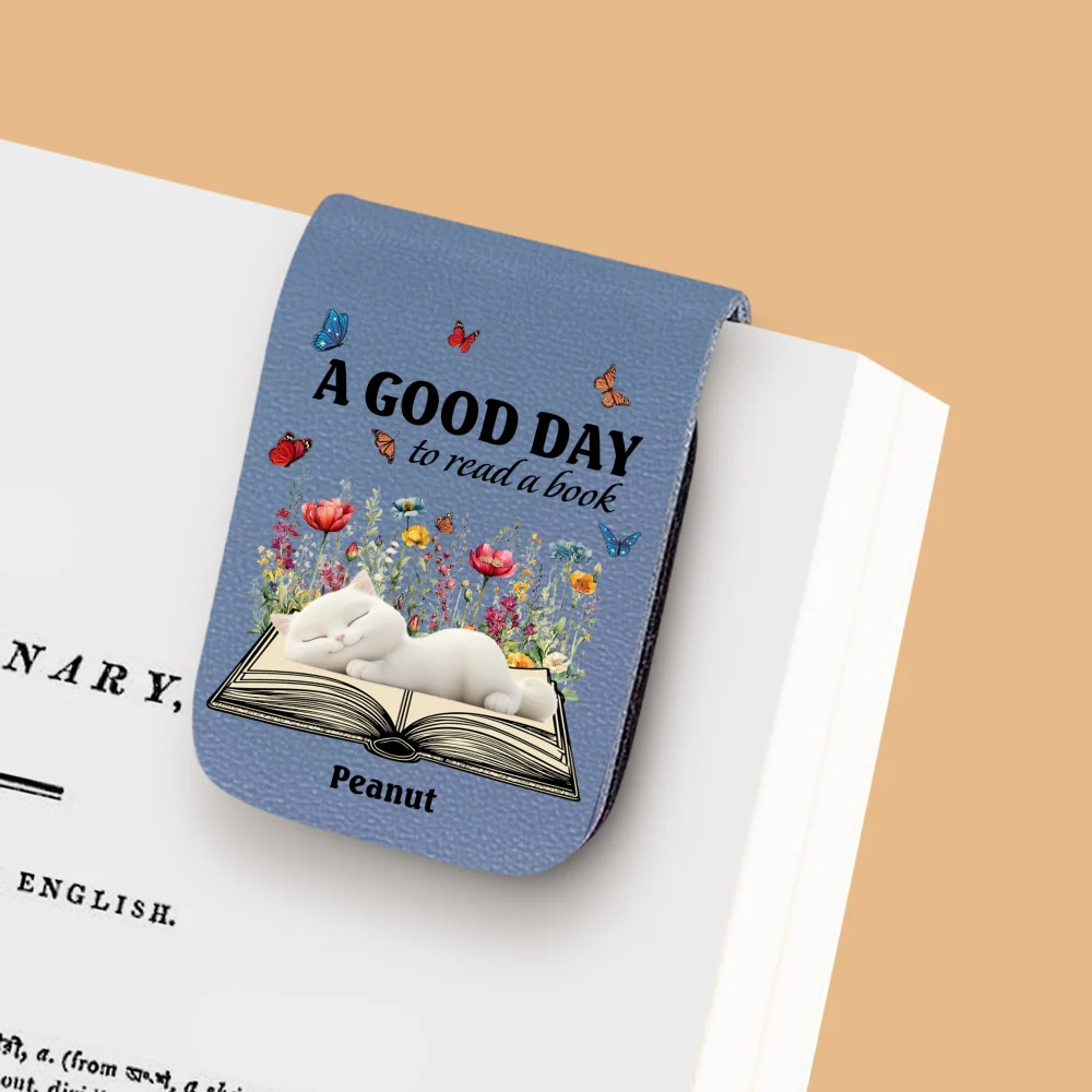Perfect Day Today - Personalized Custom Leather Bookmark - Image 6
