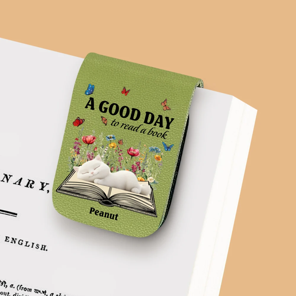 Perfect Day Today - Personalized Custom Leather Bookmark - Image 7