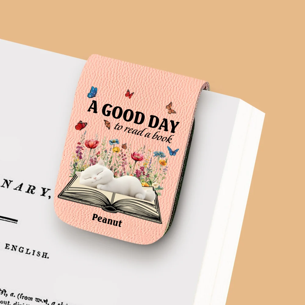 Perfect Day Today - Personalized Custom Leather Bookmark - Image 8