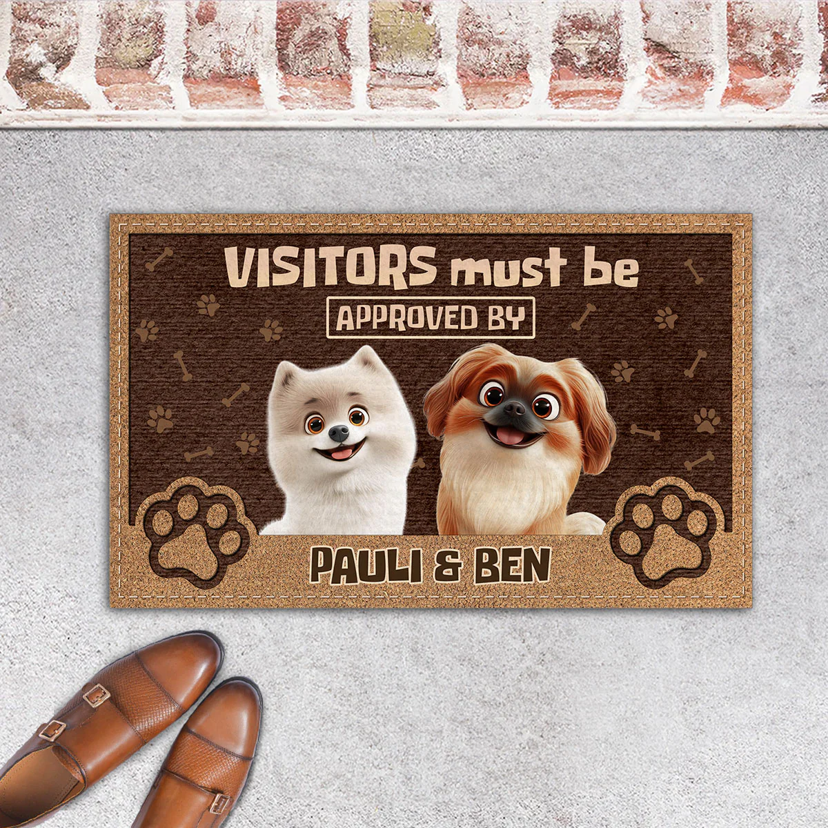 Permission To Come In - Personalized Custom Doormat - Image 2