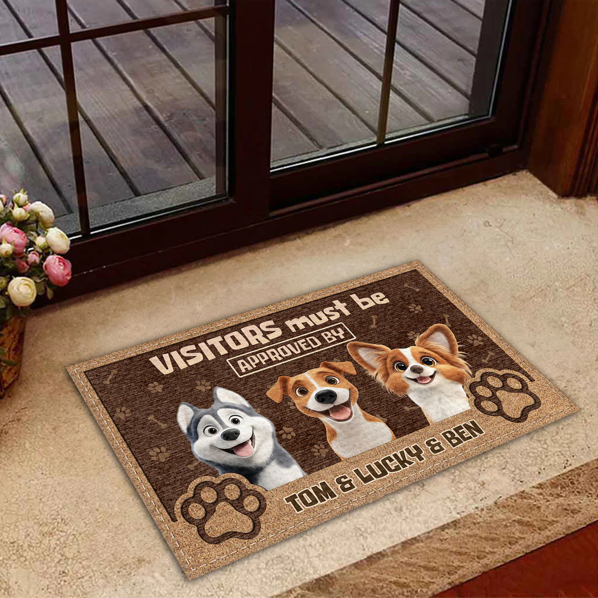 Permission To Come In - Personalized Custom Doormat - Image 5