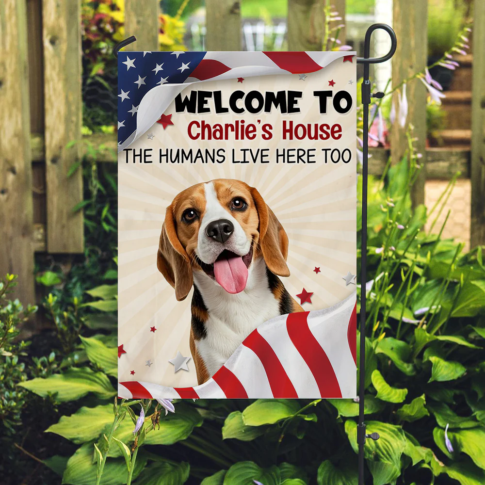 Permission To Come In Photo - Personalized Custom Flag - Image 2