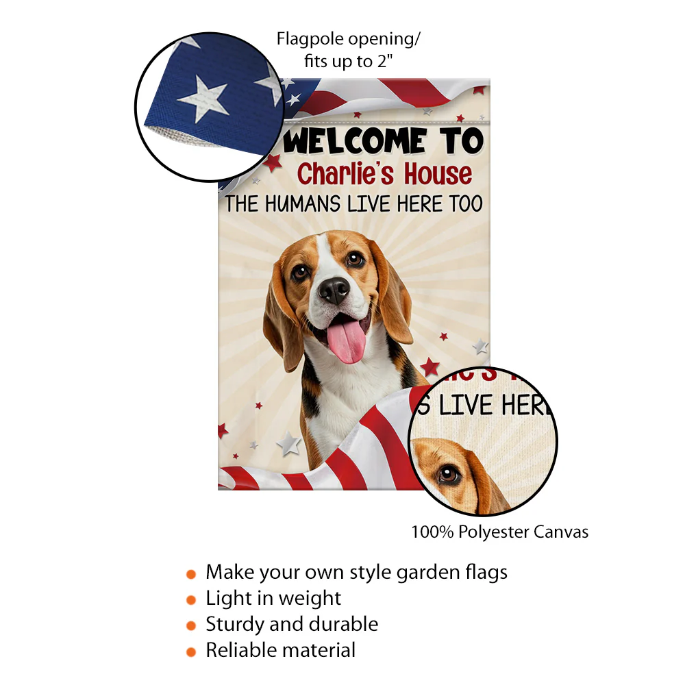Permission To Come In Photo - Personalized Custom Flag - Image 5