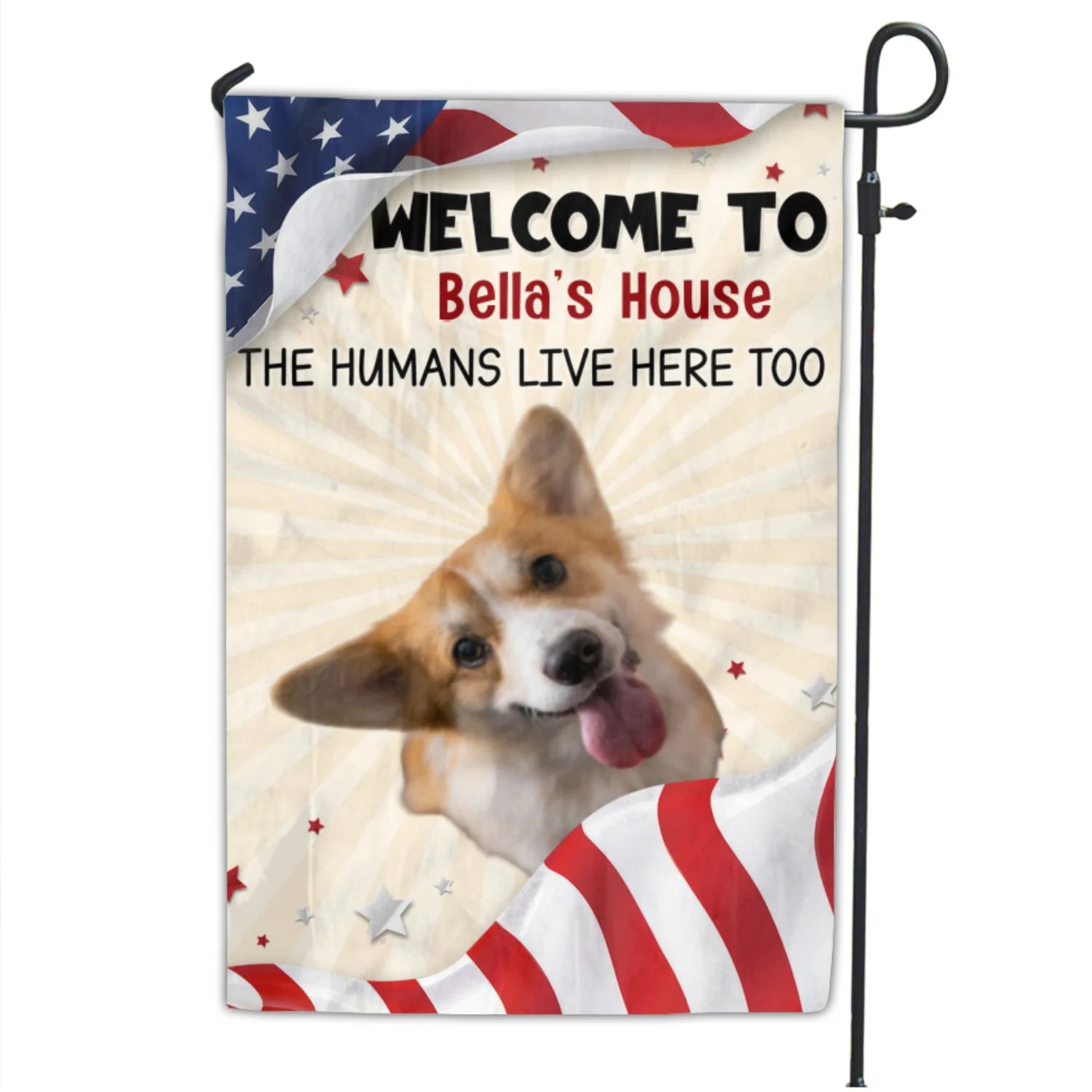 Permission To Come In Photo - Personalized Custom Flag - Image 6