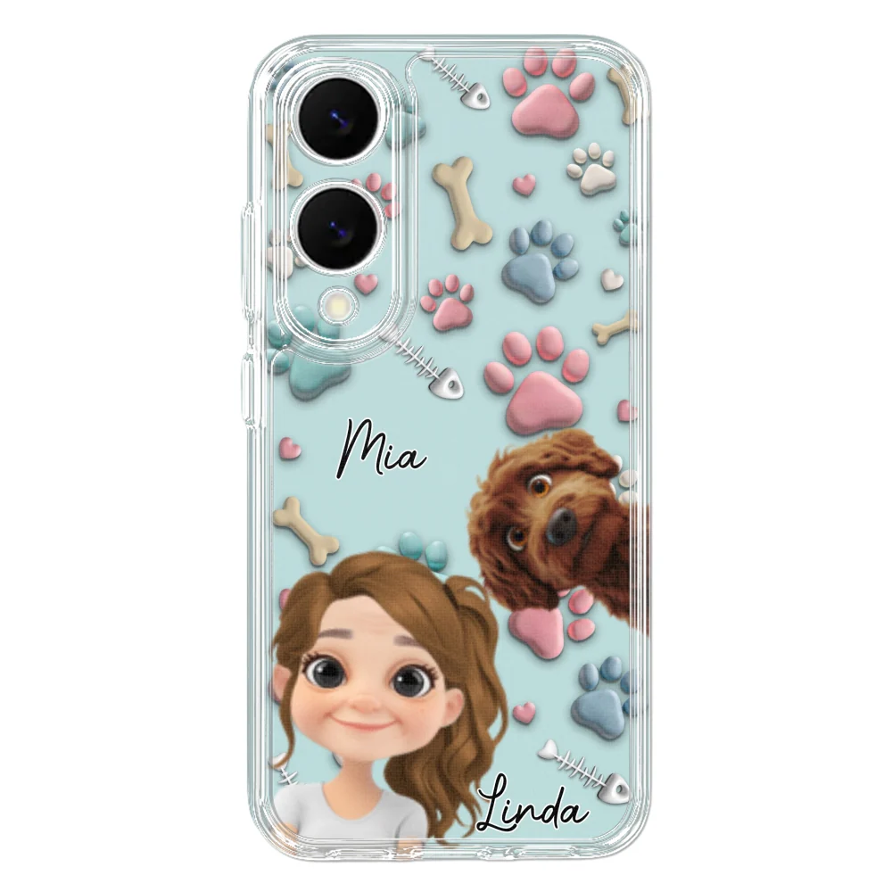Pet And Human Cartoon - Personalized Custom Phone Case - Image 38