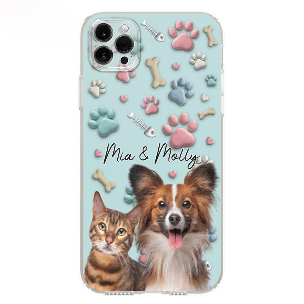 Pet And Human Cartoon Photo - Personalized Custom Phone Case - Image 11