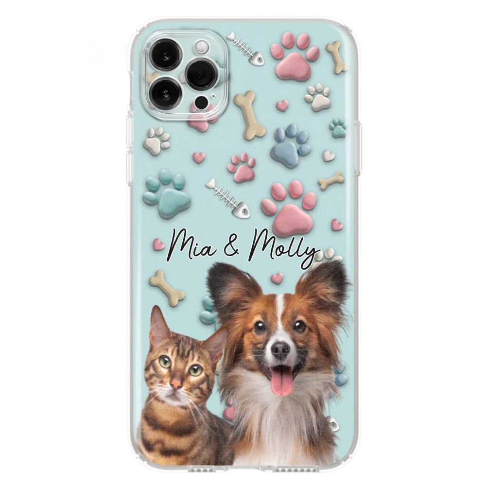 Pet And Human Cartoon Photo - Personalized Custom Phone Case - Image 14