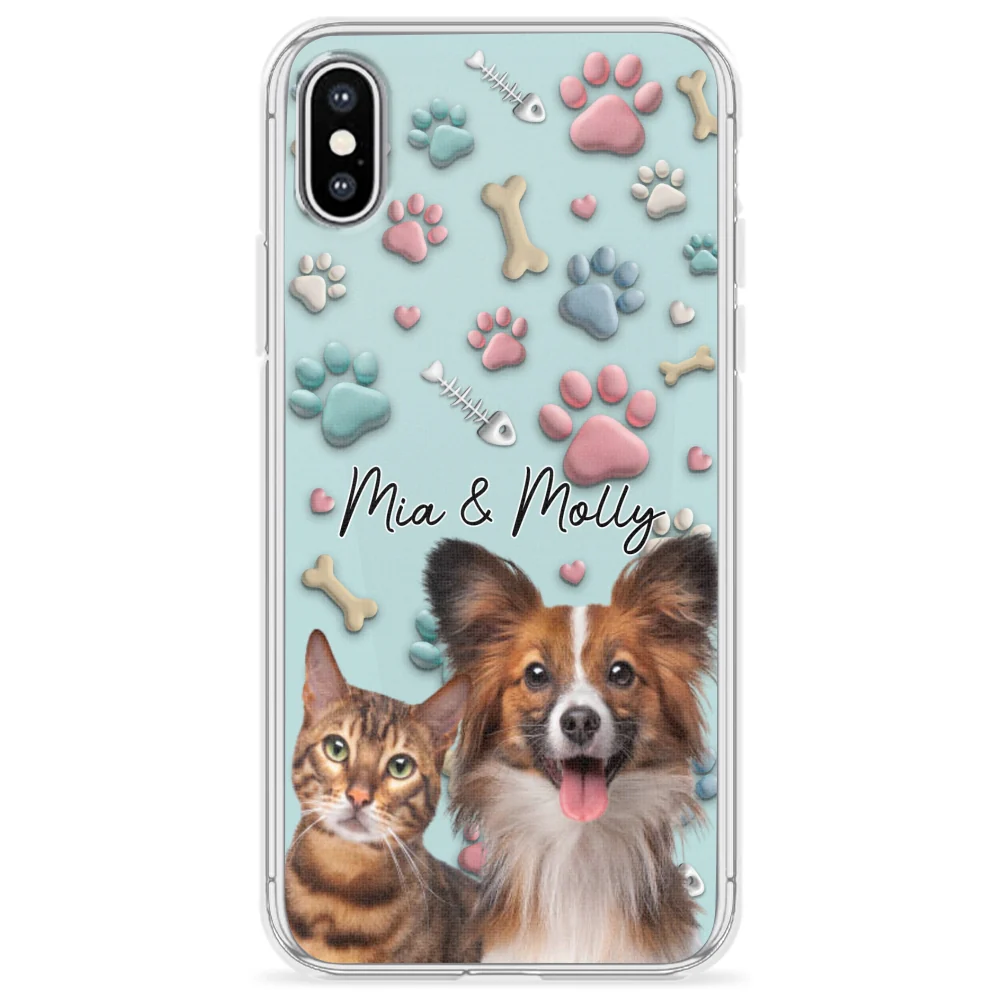 Pet And Human Cartoon Photo - Personalized Custom Phone Case - Image 25