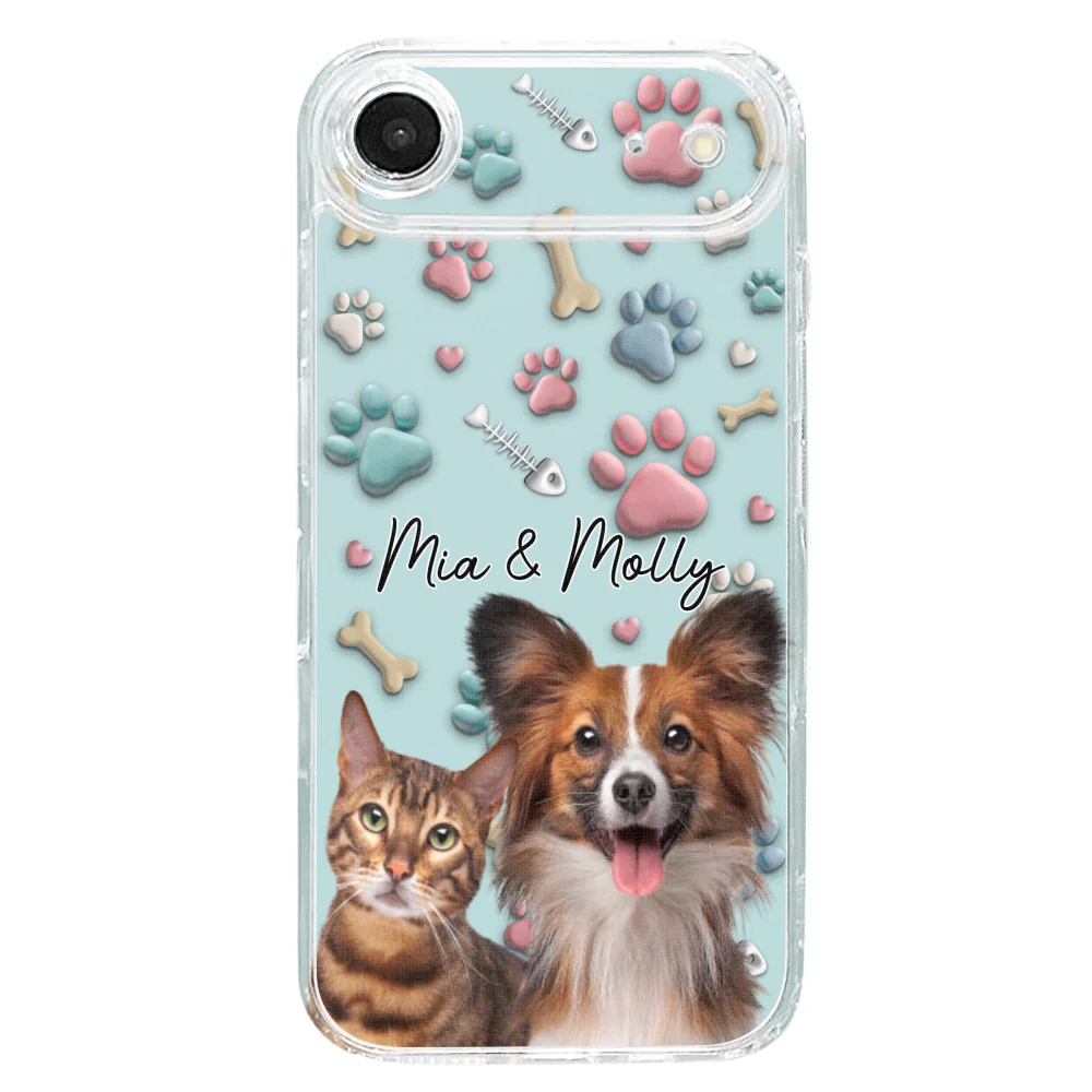 Pet And Human Cartoon Photo - Personalized Custom Phone Case - Image 27