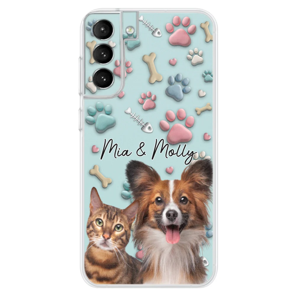 Pet And Human Cartoon Photo - Personalized Custom Phone Case - Image 33