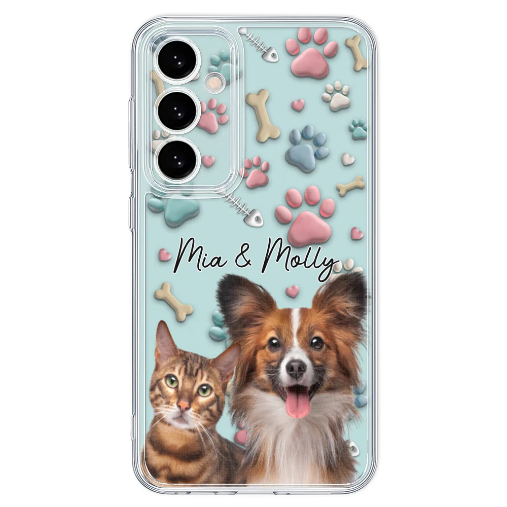Pet And Human Cartoon Photo - Personalized Custom Phone Case - Image 36