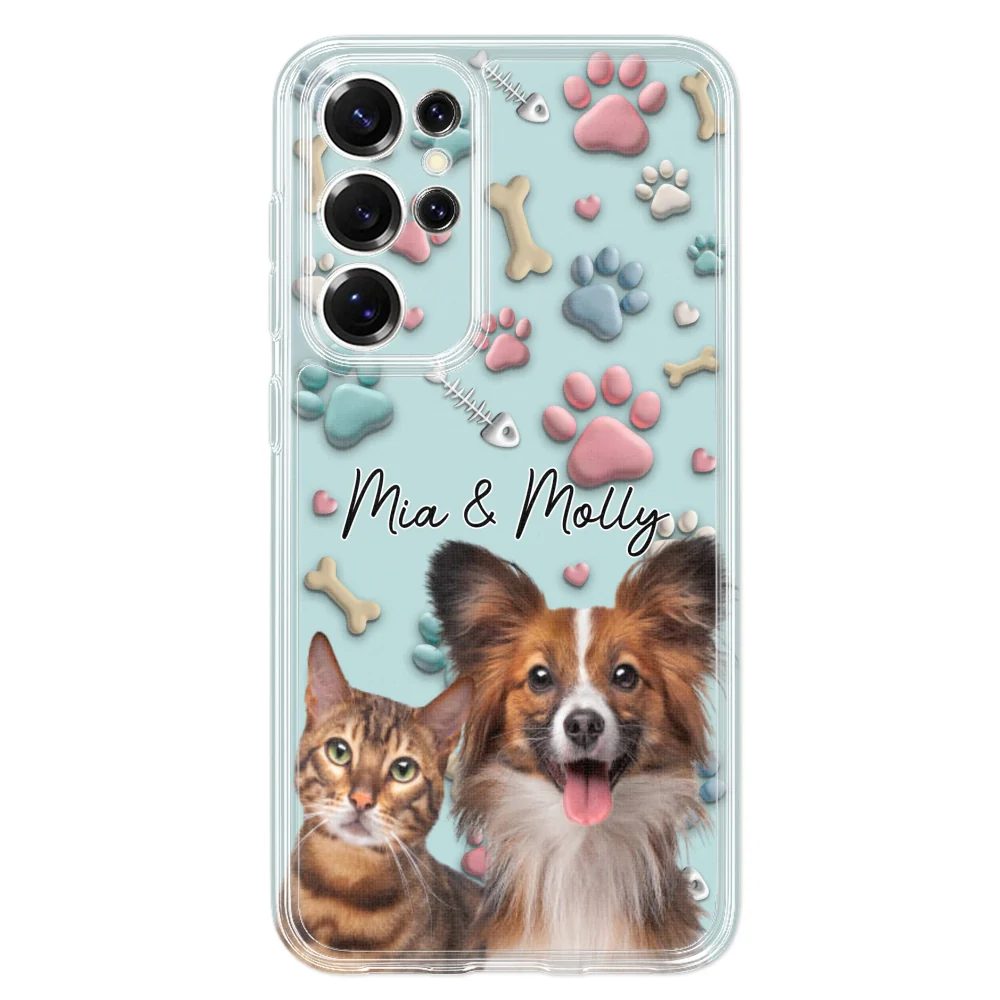 Pet And Human Cartoon Photo - Personalized Custom Phone Case - Image 37
