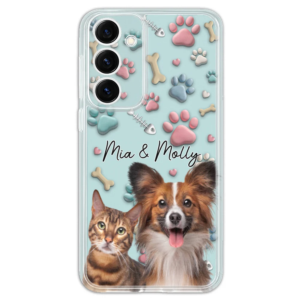 Pet And Human Cartoon Photo - Personalized Custom Phone Case - Image 38