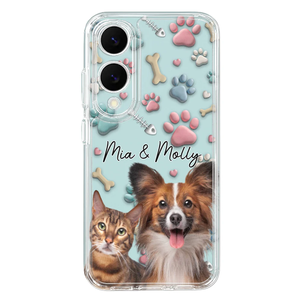 Pet And Human Cartoon Photo - Personalized Custom Phone Case - Image 39