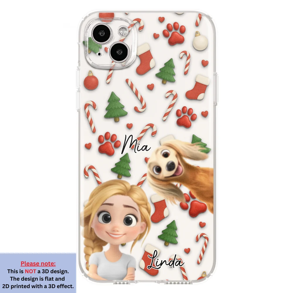 Pet And Human Cartoon Ver 2 - Personalized Custom Phone Case - Image 14
