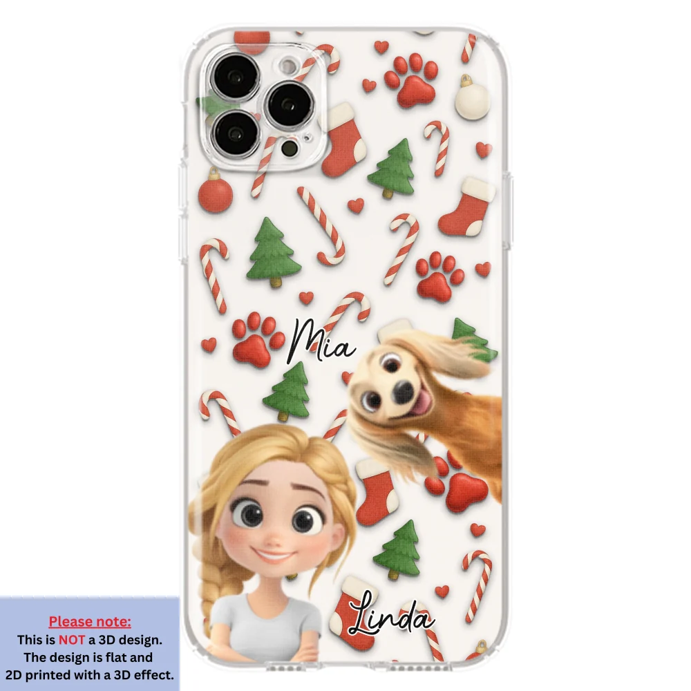 Pet And Human Cartoon Ver 2 - Personalized Custom Phone Case - Image 16