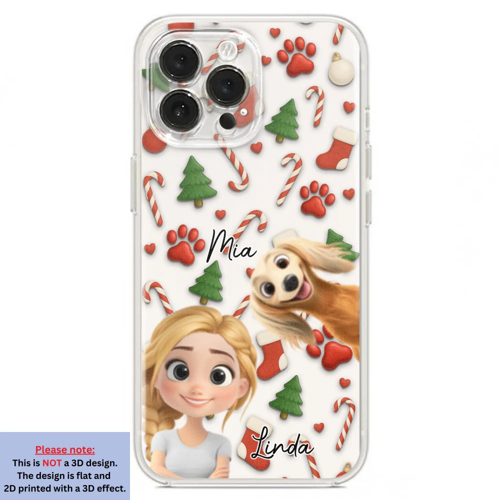 Pet And Human Cartoon Ver 2 - Personalized Custom Phone Case - Image 20