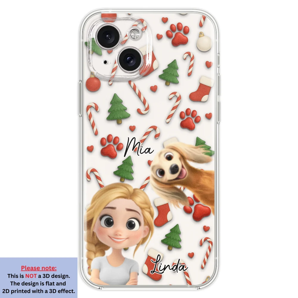Pet And Human Cartoon Ver 2 - Personalized Custom Phone Case - Image 21
