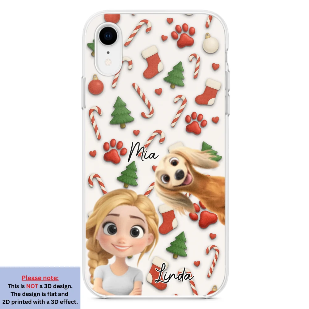 Pet And Human Cartoon Ver 2 - Personalized Custom Phone Case - Image 23