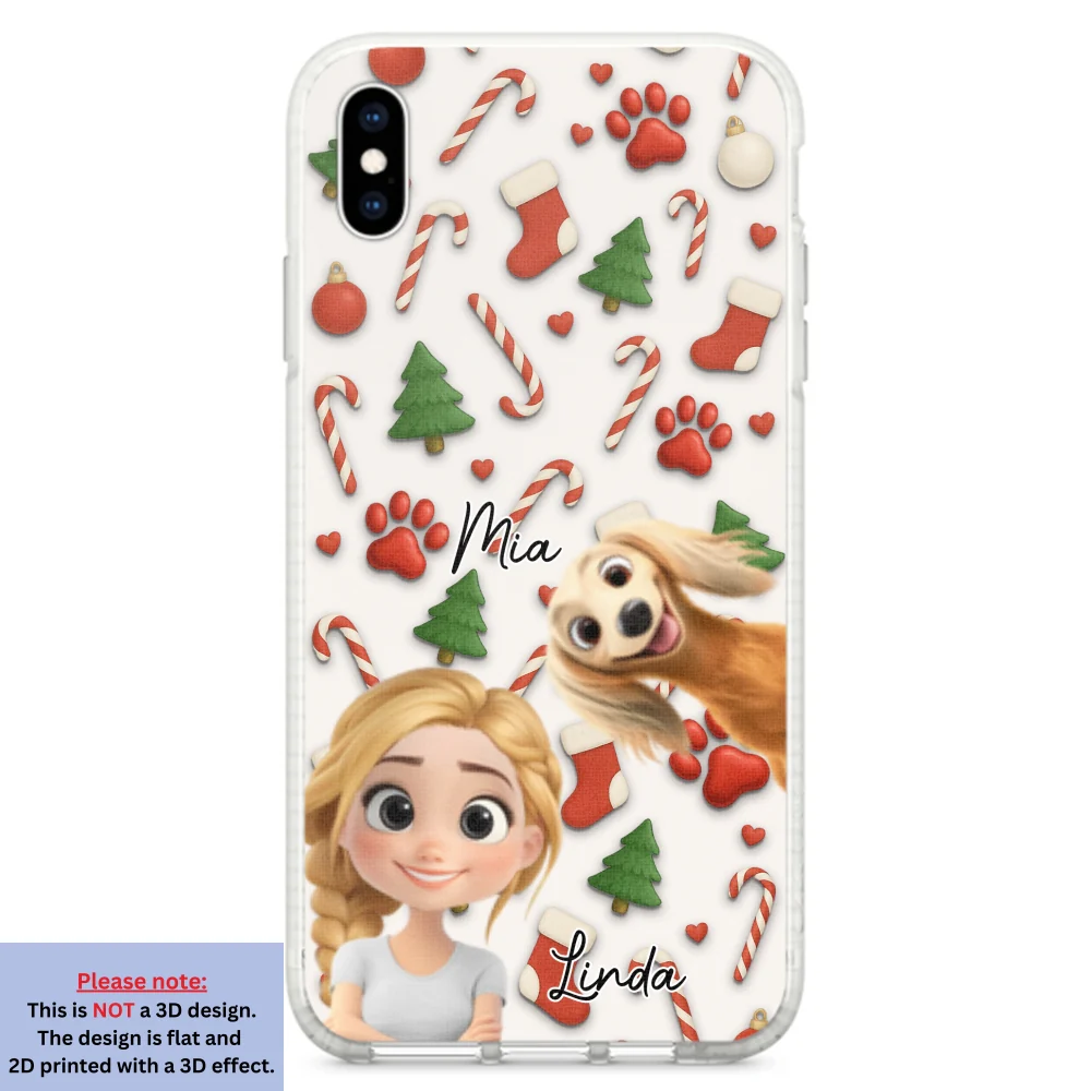 Pet And Human Cartoon Ver 2 - Personalized Custom Phone Case - Image 24