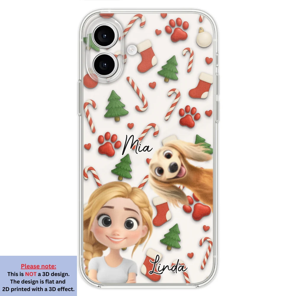 Pet And Human Cartoon Ver 2 - Personalized Custom Phone Case - Image 26